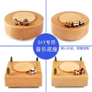 City diy Wooden Ferris Wheel diy Wooden Wooden Wooden Horse Base Educational Music Box Wen Meet the 