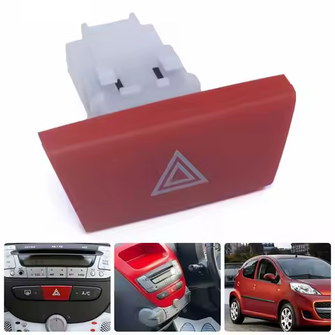 Car Repair For Citroen C1 For Peugeot 107 6490.NG Emergency Hazard Flasher Warning Light Switch Haza