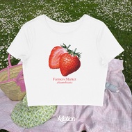 Farmers Market Crop Top Crop Tee/ Baby Tee/