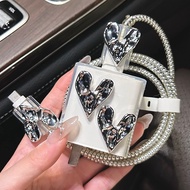 Sparkling Heart Charger Cover For Xiaomi 67w/90w Charger Protector Cover Soft TPU for Android Type C