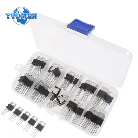 5/50PCS Voltage Regulator IC kit LM317T L7805CV L7806CV L7808CV L7809CV L7810CV L7812CV L7815CV L781