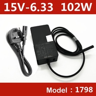 Surface Charging Cable 102 W Microsoft Charger Power Supply for Surface 15V6.33A  Book 2/Book 3/1