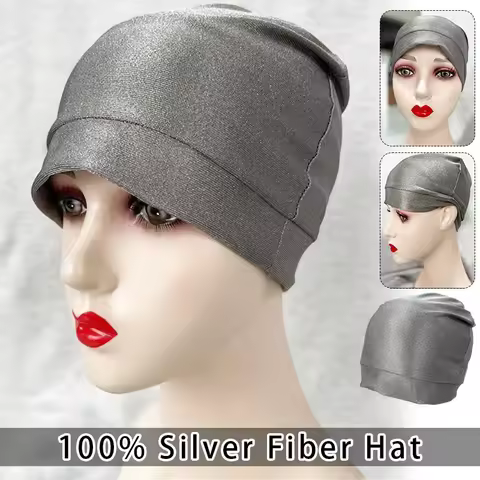 Men Women Anti Radiation Cap 100% Silver Fiber Mobile Phone Emf Protection Rfid Shielding Electromag