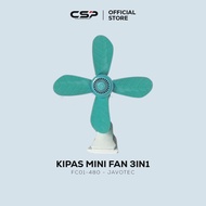[CSP_MATSUKA] Javotec 4-Blade Wall-Mounted Mini Fan FC01-480 (22W) Toscabiru