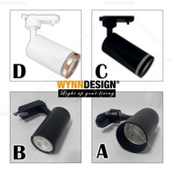 Wynn Design [1pc Track Light] GU10 Track Light Fitting Track Casing Spotlight Black White Rose Gold 