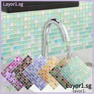 LAYOR 1pcs Self-Adhesive Tile Sticker, Removable Self-adhesive Mosaic Tile Sticker,  Waterproof  Des