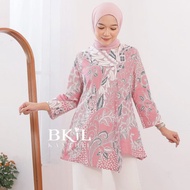 Baju Batik Wanita Modern / Blouse Batik Lengan Panjang