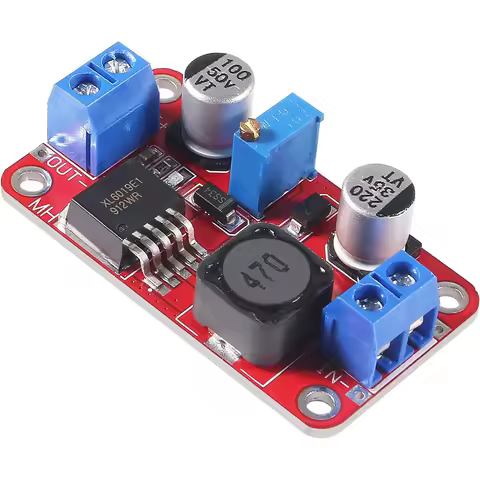 XL6019 (XL6009 Upgrade) Automatic Step-Up Step-Down Dc-Dc Adjustable Converter Power Supply Module 2