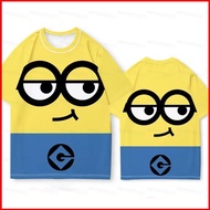 GC1 Despicable Me 4 Minions comfortable tee summer T-shirt for kids Anime Short Sleeve Top CG1