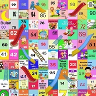 NEWVIRAL Giant snakes and ladders plus jumbo dice free bag