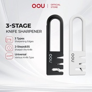 OOU 3-Stage Ceramic Stone Kitchen Knife Sharpener