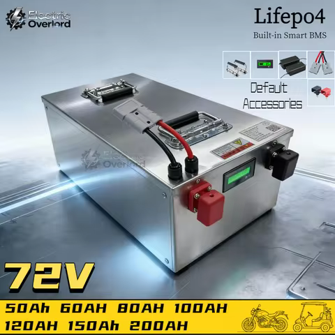 +72V 50Ah 60AH 80AH 100AH 120AH 150Ah 200AH LifePo4 Lithium Battery, Golf Cart, Electric Vehicle+Cha
