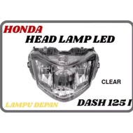 HONDA DASH125 DASH 125 I DASH 125I HEAD LAMP LED HEAD LIGHT LED DEPAN LAMPU BESAR