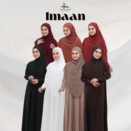 [HANNA MIRAE] Jubah Muslimah Koleksi Imaan Labuh Loose Cutting | Modest Wear Sopan & Elegan