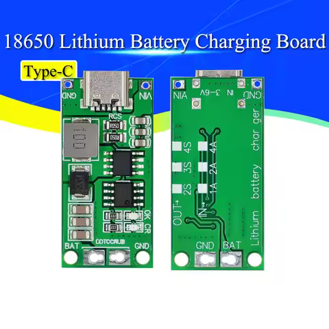 Multi-Cell 2S 3S 4S Type-C To 8.4V 12.6V 16.8V Step-Up Boost LiPo Polymer Li-Ion Charger 7.4V 11.1V 