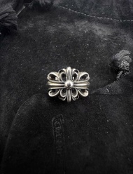 Chrome Hearts Floral Cross Ring 十字花戒指US6