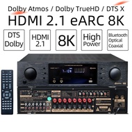 7.1 Home Theater Amplifier Flagship AV Receiver 600W High Power Upgrade HDMI 2.1 eARC 8K Dolby Atmos