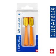 Curaprox CS 5460 Travel Refill Brush Head, Orange, Duo-Pack