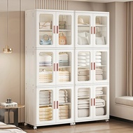 ❆Yuumi Transparent Plastik Almari Baju Wardrobe Chest Clothes Drawer Cabinet Storage Box Organizer Kabinet Cupboard 收納櫃♒