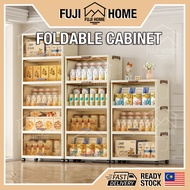 🏠READY STOCK🏠 48CM 2-5 Layers Storage Box Foldable Cabinet Multipurpose Stackable Storage Cabinet Ko