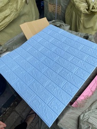 wallpaper 3d wallfoam foam sticker - biru 5mm