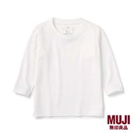 MUJI Easy-On Crew Neck L/S T-shirt (Baby)