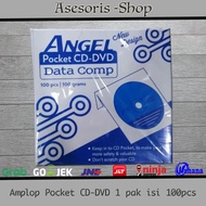 Angel Paper Envelope DVD CD Holder for CD DVD