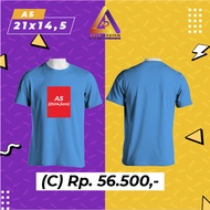 Custom DTF Screen Printing | Print Custom Clothes A5 21x14.5 | 30s Cotton Combed 100%