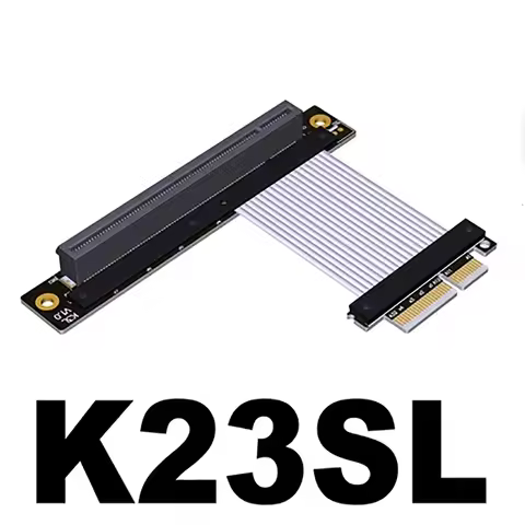 PCI-E 4.0 x4 to x16 GPU Graphics Card Extension Cable PCIe 4.0 High-speed Stable Adapter Cable Exten