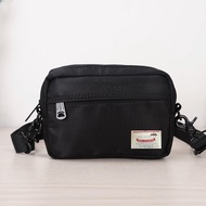 PORTER Zipper Soft Bag Youth Single Casual Polyester Solid Color Brand New Mobile Phone Bag Personality Yoshida Trend Messenger Bag Men