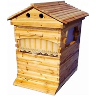 OFFER Beekeeping Auto Flow 7 Frames Honey bee hive Auto 7PCS Kit Beehive Harvesting Comb Tubes