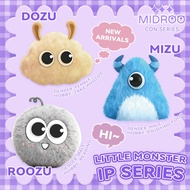 Midroo IP Cute Monster Stuffed Animal Keychain Fluffy Hanging Backpack for Doublebag