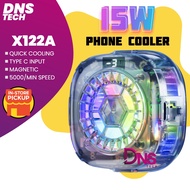 15W Ice Cooled Phone Cooler X122A X108 MINI Gaming Fast Cooling Radiator Magnetic Back-Clip 2 in 1 R