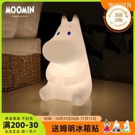 Moomin姆明模型小夜燈氛圍床頭燈創意禮物卡通觸控led暖光燈臺燈