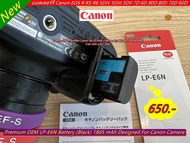 แบต Canon รุ่น LP-E6N แบตเตอร์รี่ Canon EOS R EOS R5 EOS R6 5DS 5DSR 5DIV 5DIII 5DII 7DII 7D 6DII 6D