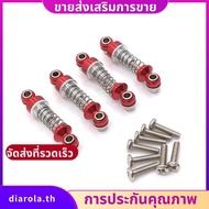 4Pcs Metal Damper for 284131 K969 K979 K989 K999 P929 P939 1/28 RC Car Upgrade Parts,Red diarolath
