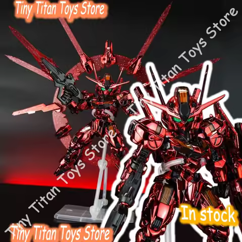 MGSD Aerial SUPA Chinese Red Plated Version, Equipped with Halo Effect Parts, In Stock Chibi Articul
