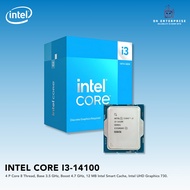 Intel Core i3-14100 LGA1700 4P Core 8 Threads Intel UHD Graphcis 730 3 Years Warranty
