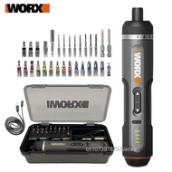 ไขควงไฟฟ้าไร้สายอัจฉริยะ WX242 WX240ไขควงไฟฟ้า4โวลต์ SDS Chuck USB ชาร์จได้30ชุดดอกสว่าน Kjmp97