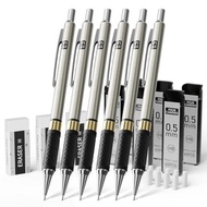[Direct from Japan]
Four Candies Metal Mechanical Pencil Set - Includes 6 Art Pencils (0.7mm & 0.9mm