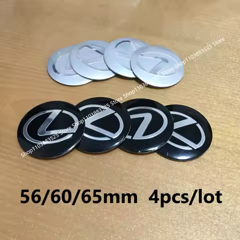 4pcs 56/60/65mm Car Wheels Center Cap Hub stickers For Lexus LS LC RZ RX IS350 ES300 GS350 CT200h GX