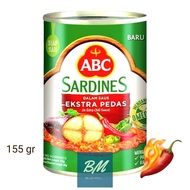 Sarden ABC 155 gr / ABC Sarden 155 gr Extra Pedas Tomat Saus Cabai