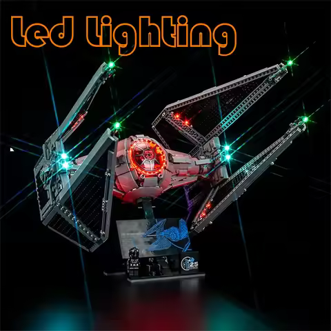 Lighting Set For LEGO 75382 TIE Interceptor Return of the Jedi Starsing Wars Not Include Building Bl