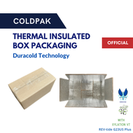 COLDPAK Thermal Insulated Box Makanan Tahan Packaging Frozen Food Cooler Box