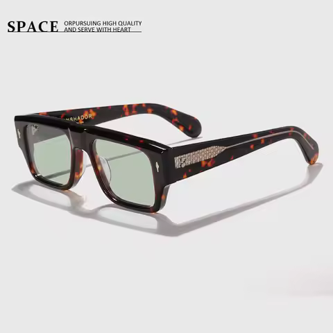 SDEVOTO Men Square Frame Fashion Outdoor Riding Eye Protection Women UV400 tortoiseshell classic sun