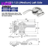 [FRDE] Polished Stainless Steel 304 Window Sash Lock: Left & Right-Handed, 37mm