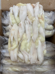 F012 純重無包冰-阿根廷魷魚膘+蛋(1000g/片)【海鮮/火鍋/燒烤/冷凍/生鮮】