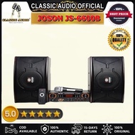 JOSON JS-6600B By Classic Audio- Professional Audio Speaker Super Heavy Duty Amplifier Set with 2pcs