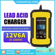 ⚡Miễn Phí Vận Chuyển⚡Bộ sạc điện acquy FOXSUR 12V kèm phục hồi bìnhSạc acquy 12V cho bình acquy xe m