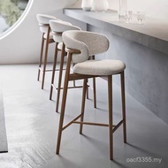 Taiwan Bar Feet Modern Bar Chair Household High Simple Nordic Footstool Light Chair Designer Backres